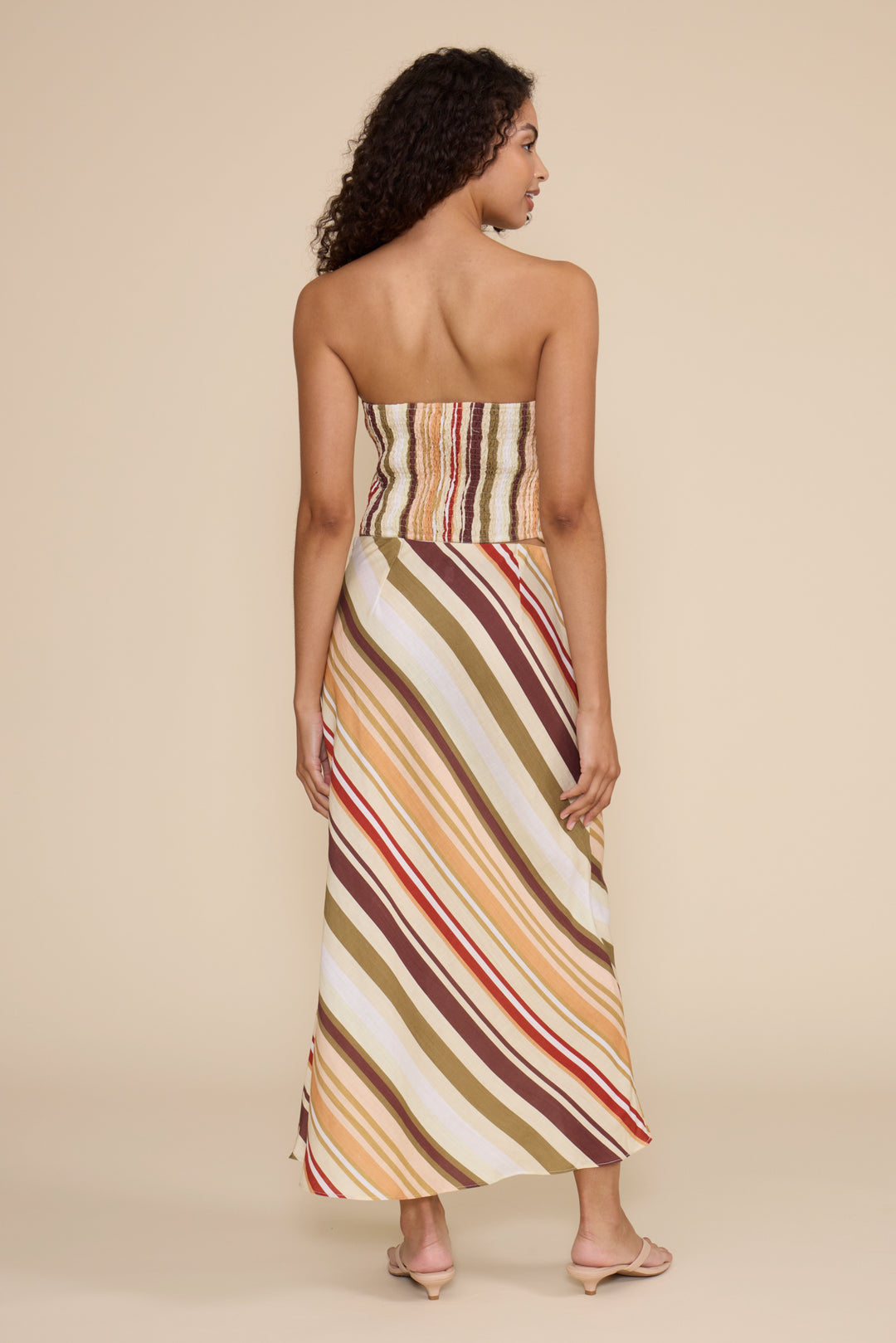 SK5556-1 PENNY MIDI SKIRT