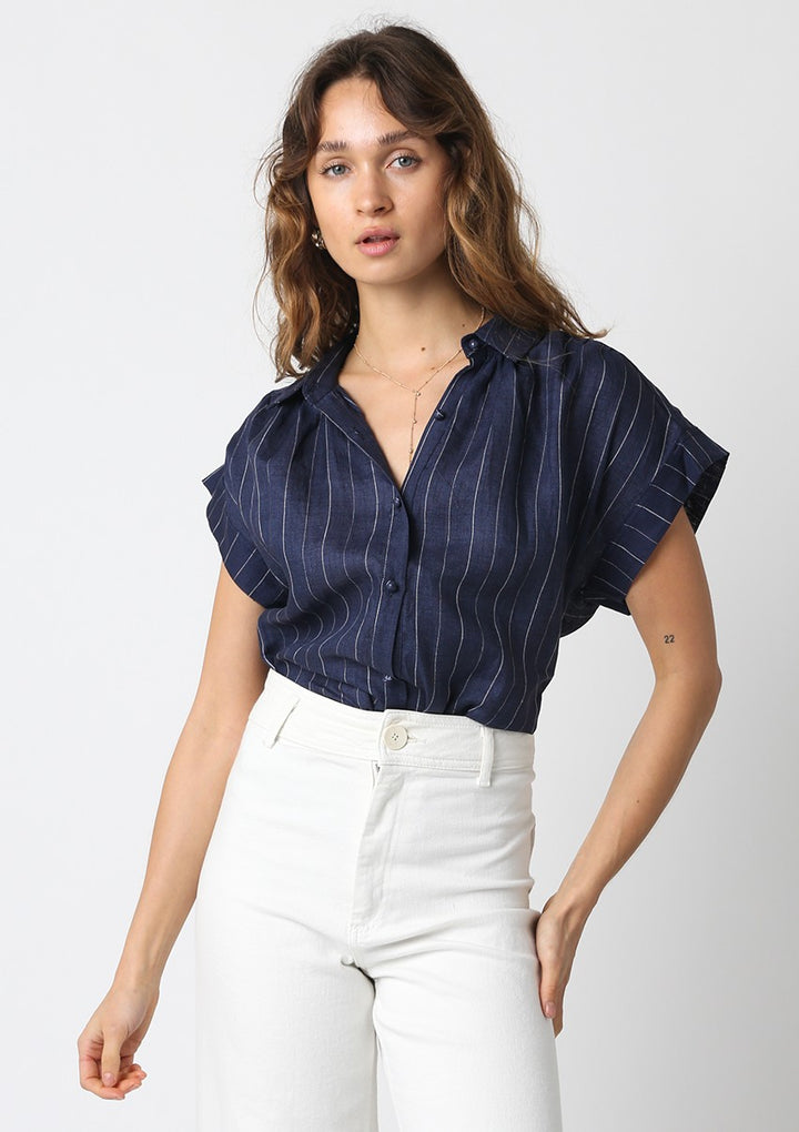 Casey Linen Top