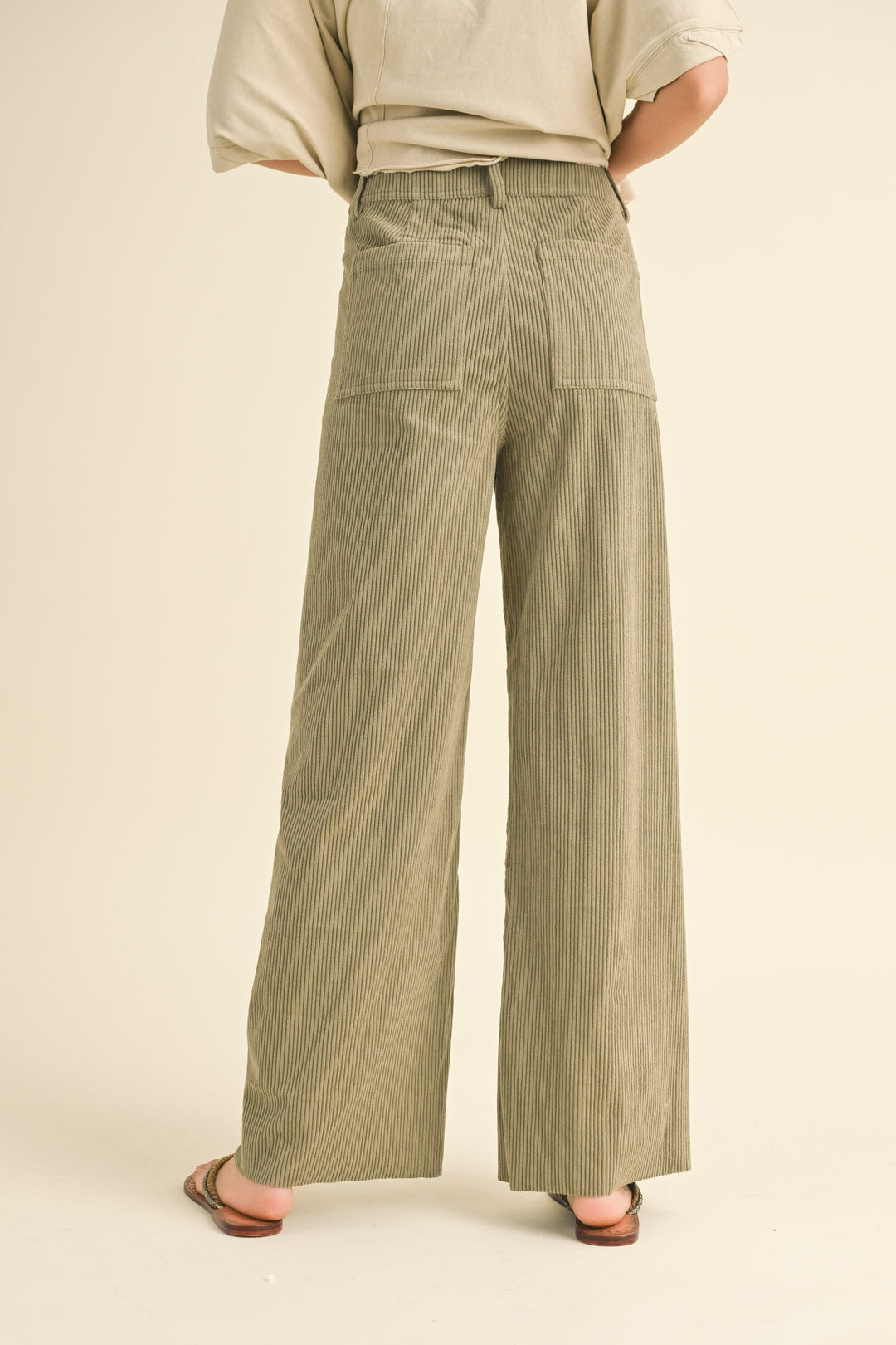 Corduroy with Front Pocket Pants