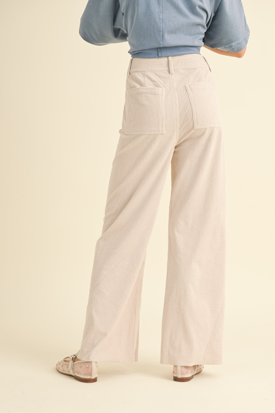 Corduroy with Front Pocket Pants