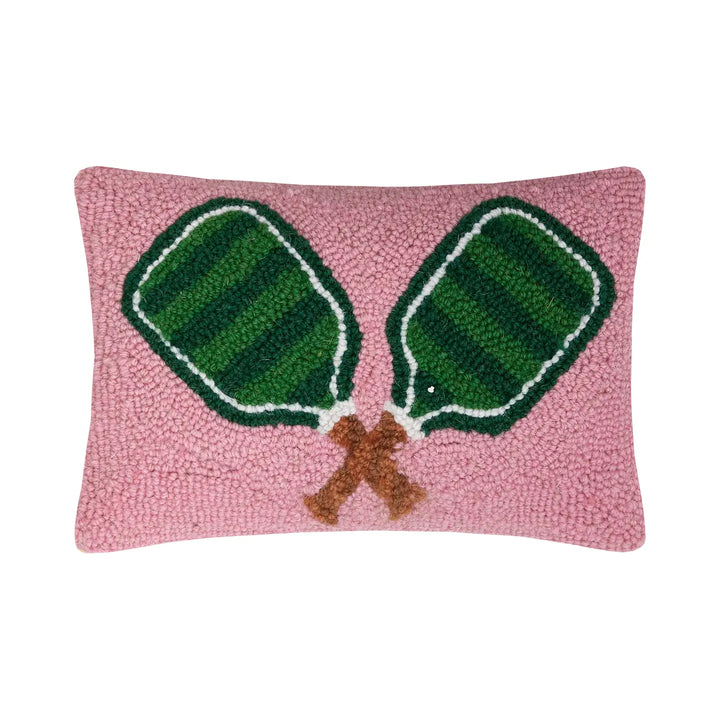 Green Pickleball Hook Pillow