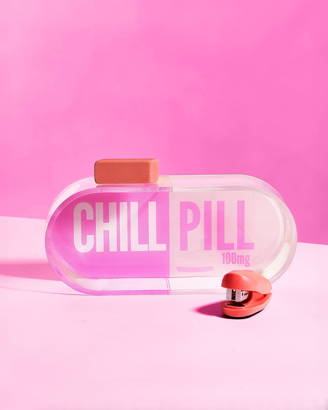 Chill Pill Trinket Tray | Pink