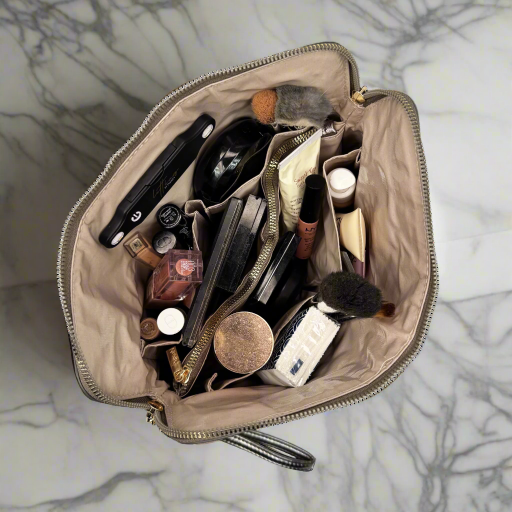 PurseN Litt Makeup Case - Bronze