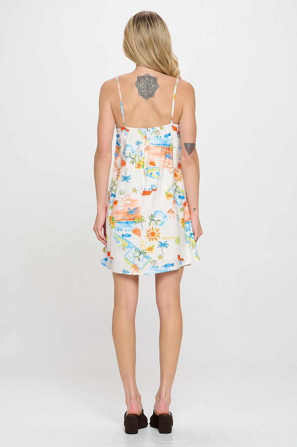 Mediterranean Daydream Cami Dress
