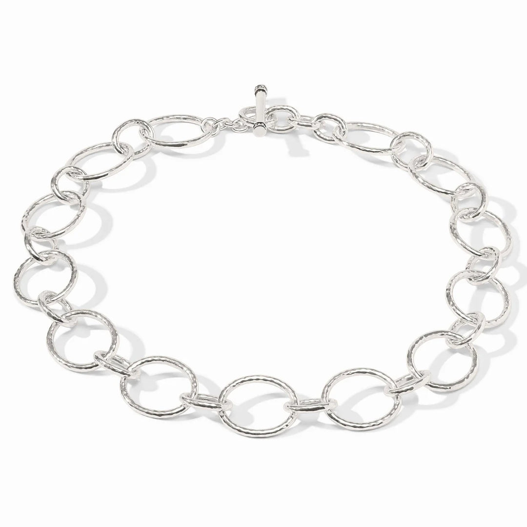 Julie Vos Catalina Light Link Silver Necklace