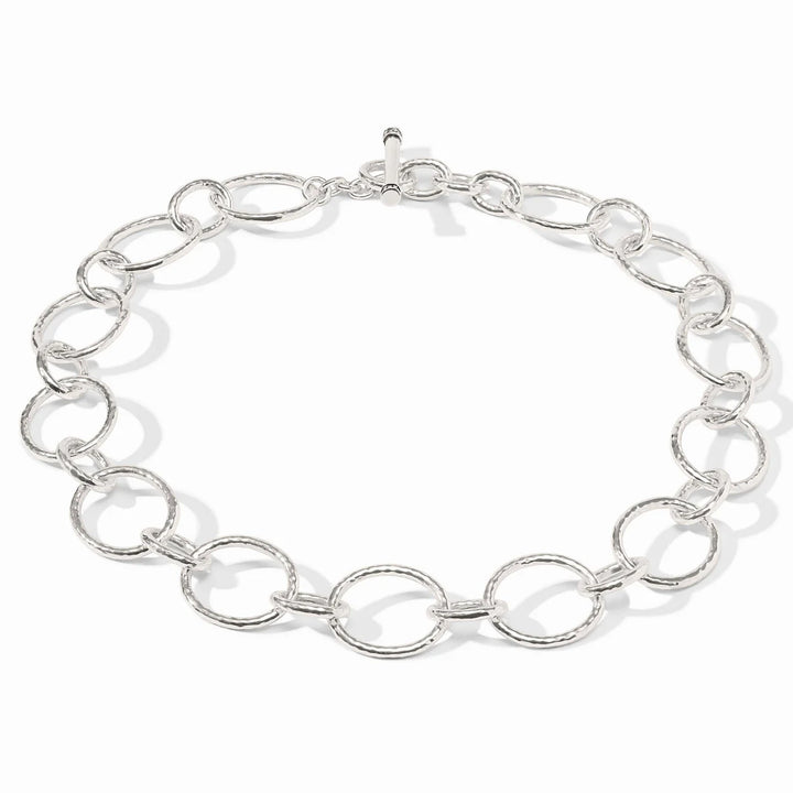 Julie Vos Catalina Light Link Silver Necklace