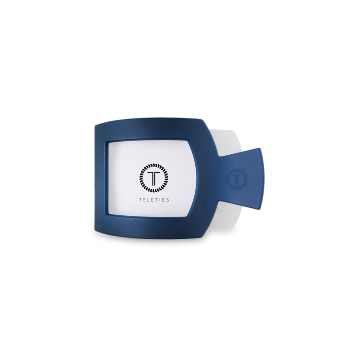 TELETIES - Square Flat Hair Clip | Small | Midnight Rain