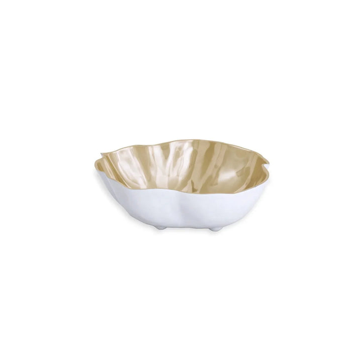 Beatriz Ball THANNI Soho Onyx Medium Bowl (White and Gold)
7940