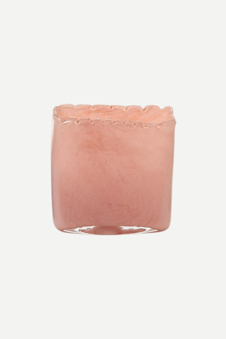 Two's Company Marbled Scalloped Vase