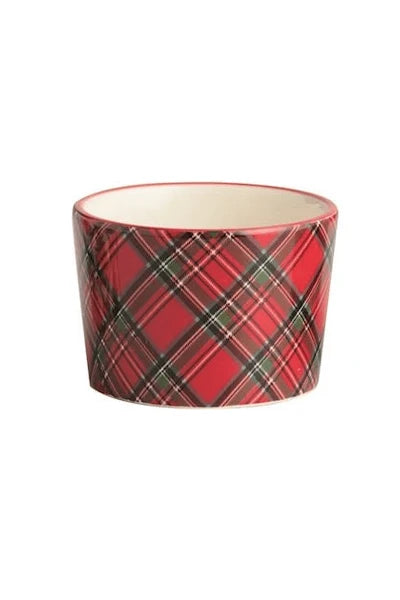 Tartan Christmas Tidbit Dishes