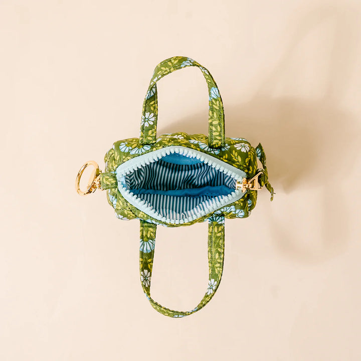 Itty Bitty Duffle Bag Charm-Everbloom Forest Green