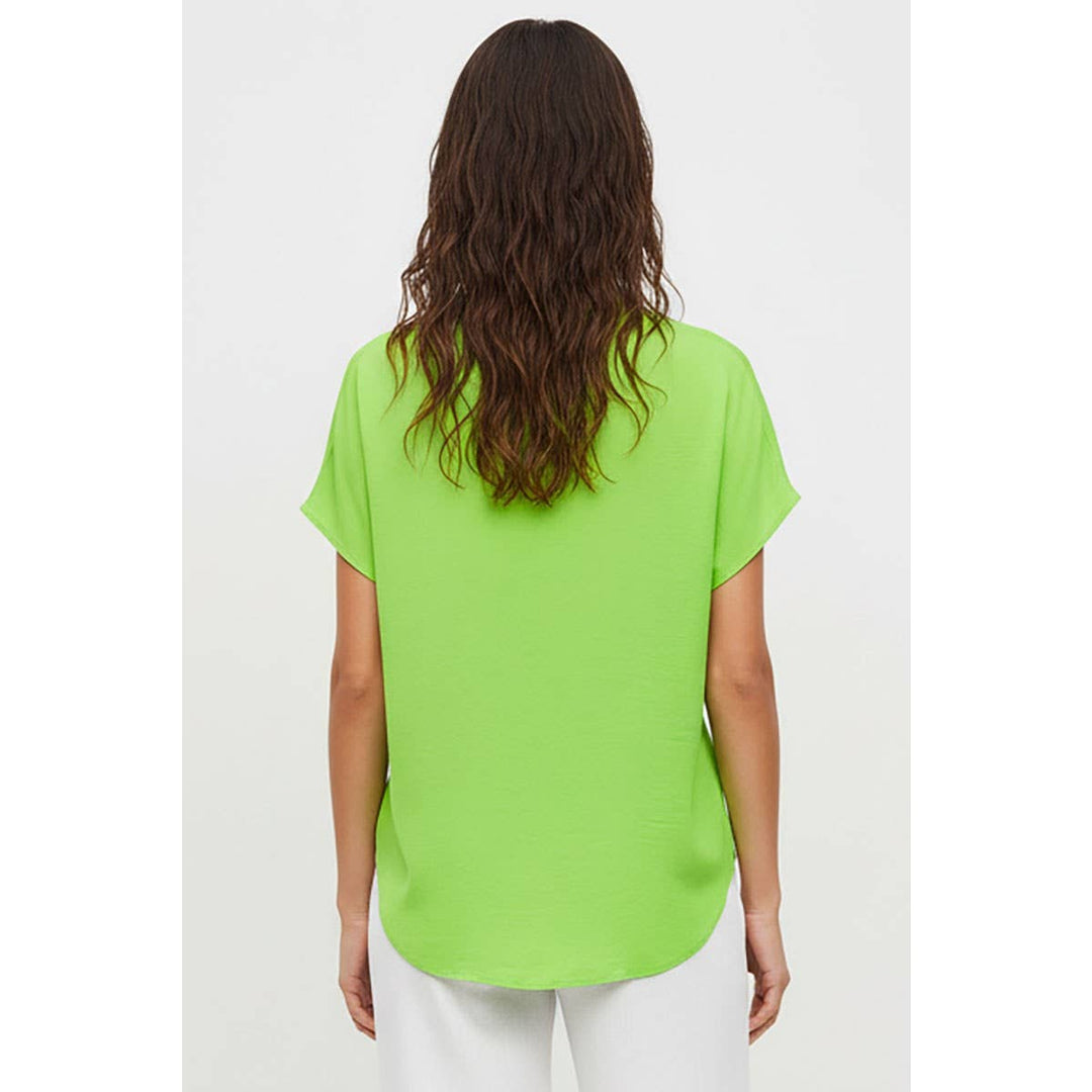 Drop Shoulder Regular Blouse