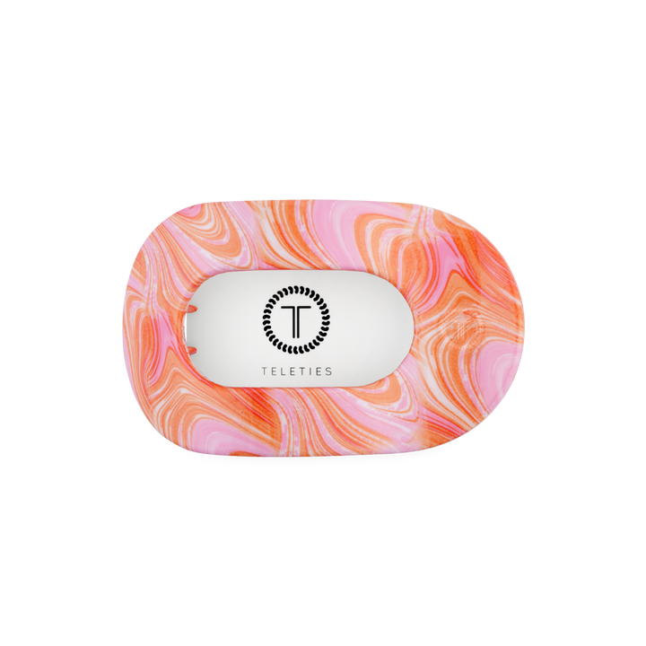 TELETIES - Just Keep Swimming | Medium | Flat Round Hair Clip