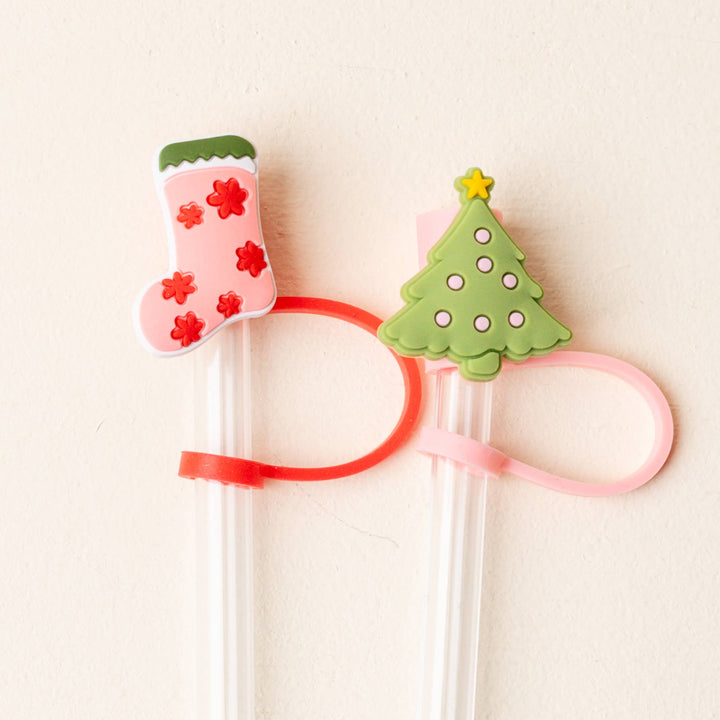 The Darling Effect - Straw Topper Set-Naughty or Nice