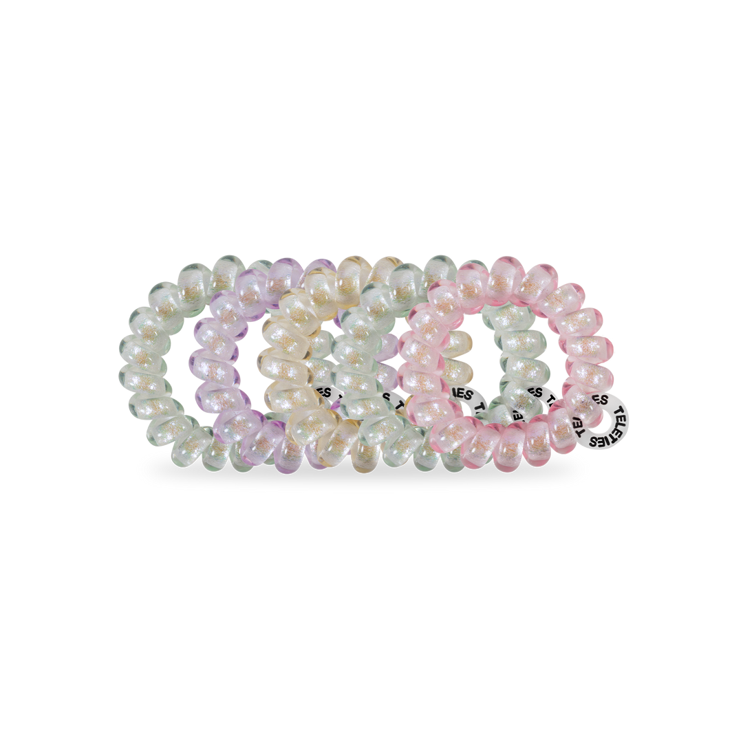 TELETIES - Spiral Hair Coils | Tiny | Shimmering Spring