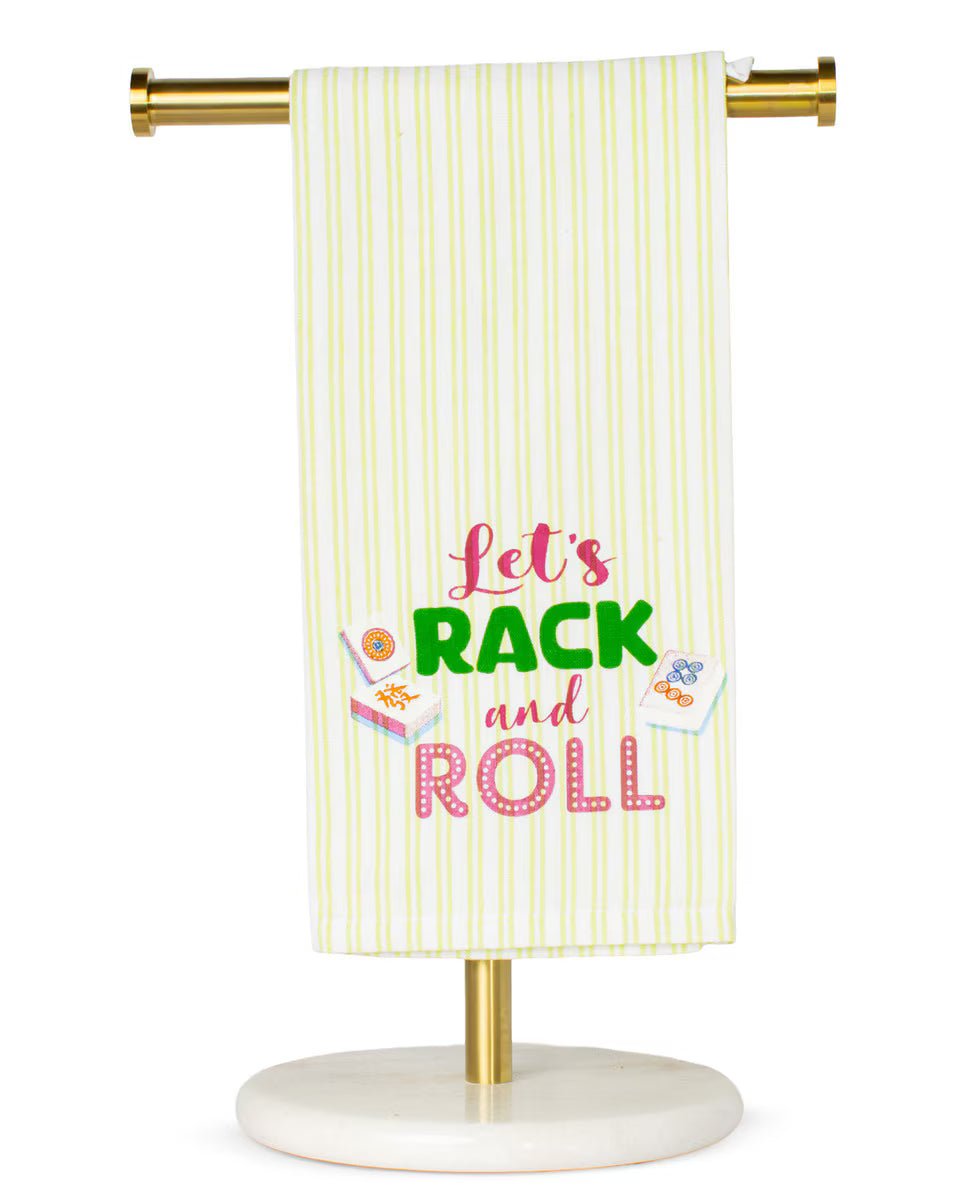 Rack & Roll Ruﬄe Hand Towel