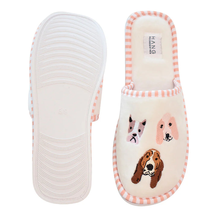 Foldable Travel Slippers Dog