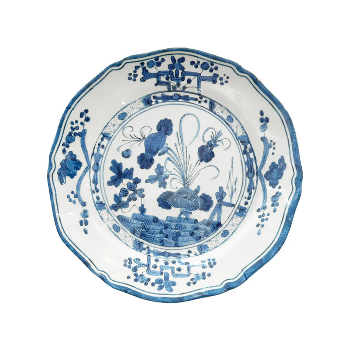 VIDA Faenza 9" Salad Plate Set of 4 (White and Blu