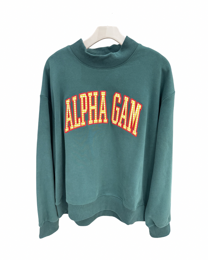 Sorority Keepsake Mock Neck Crew