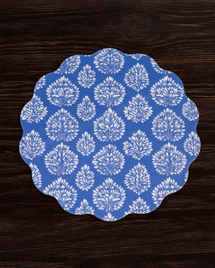 VIDA Chinoiserie Reversible Round Placemats Set of