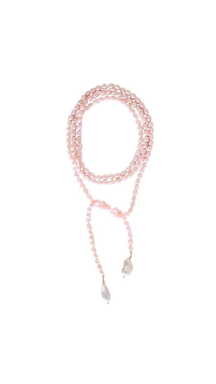 The Kelly Wrap - Light Pink Pearl