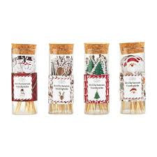 Tree Christmas Toothpick Jars