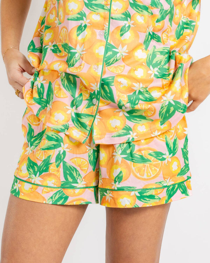Orange Grove Sleep Shorts