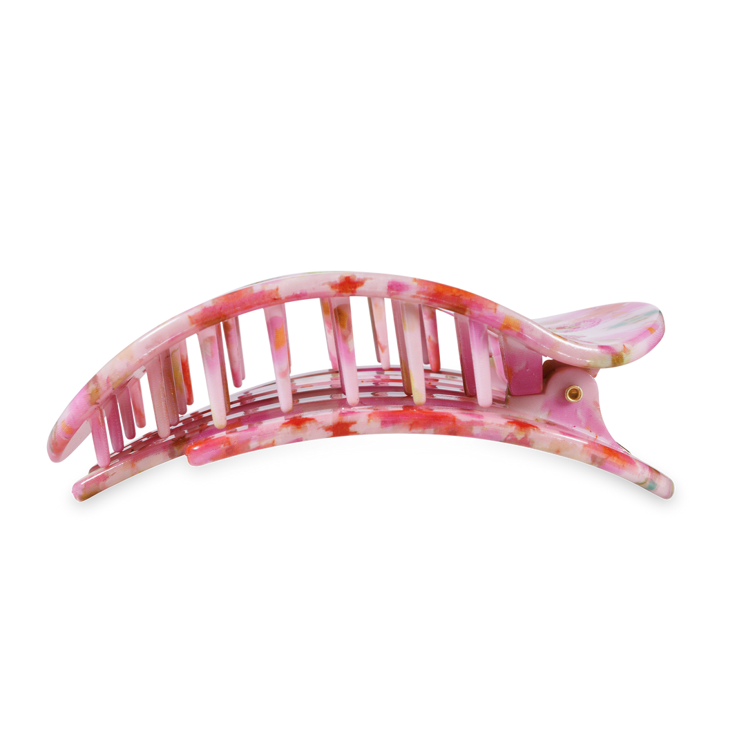 TELETIES - Giverny | Large | Flat Round Hair Clip