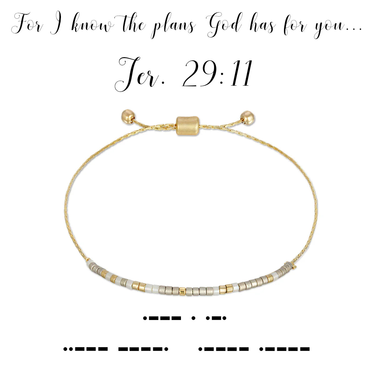 Dot & Dash Jeremiah 29:11 Bracelets