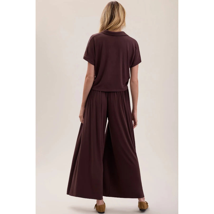 Barefoot Dreams Ultra Soft Jersey Sleep Set – Umber