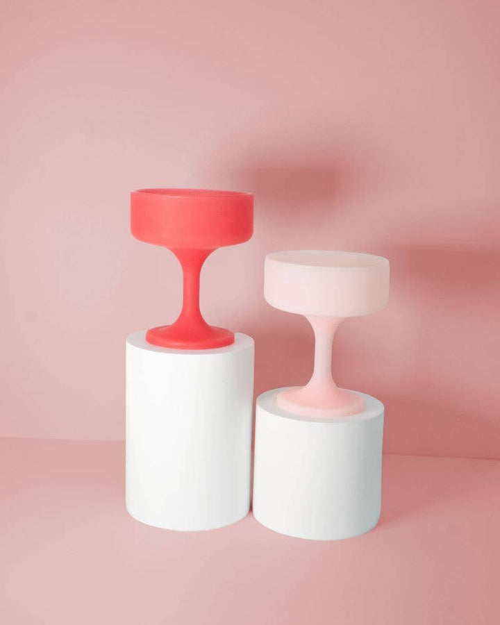 Cherry + Blush | Mecc| Silicone Unbreakable Cocktail Glasses