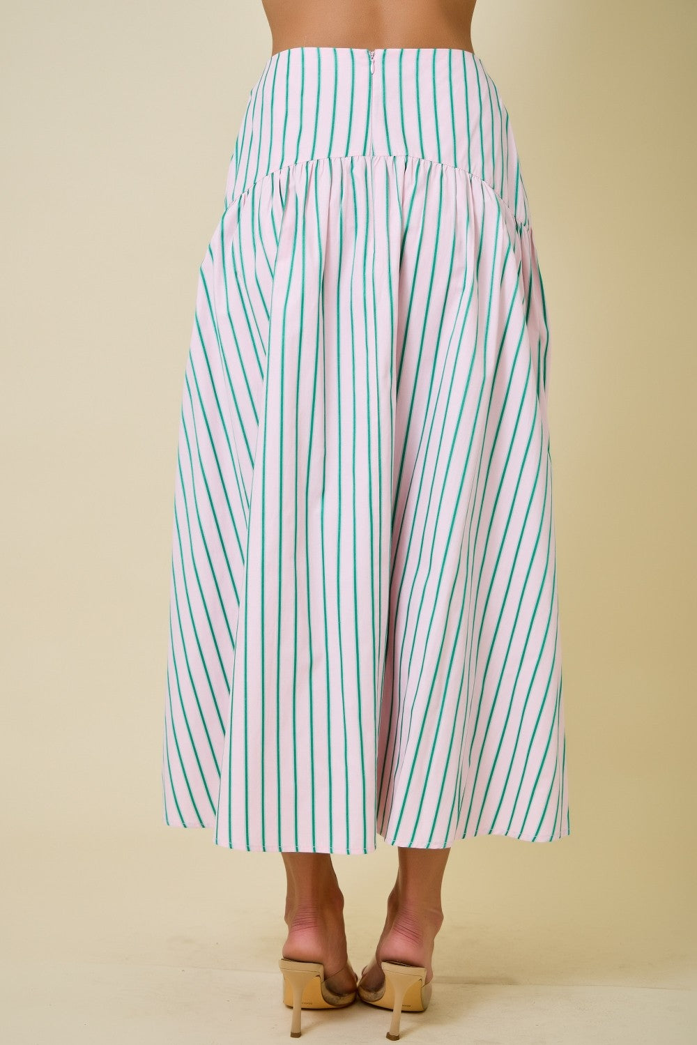 Stripe Maxi Skirt