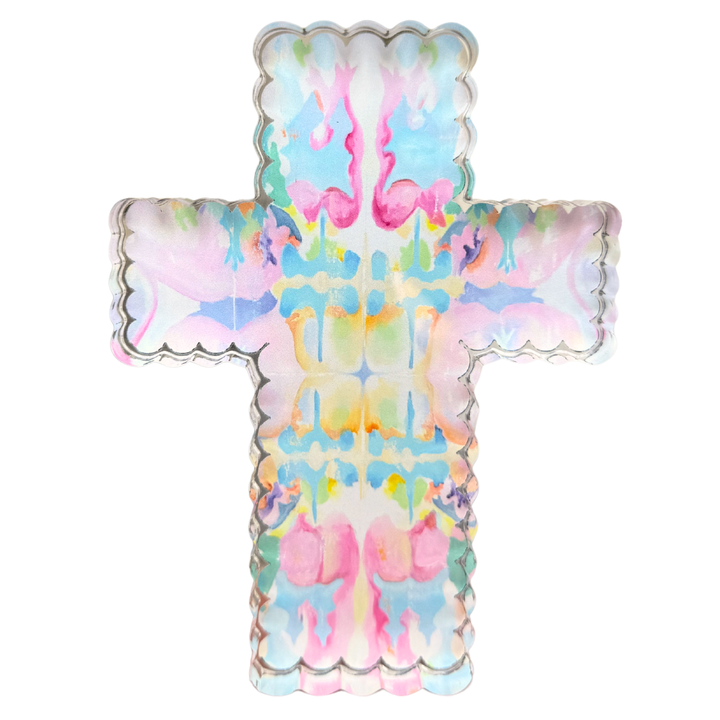 “Kaleidoscope Cross” Acrylic Shelfie