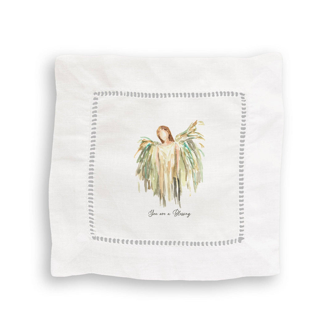 Gold Celestial Angel Dish Towel