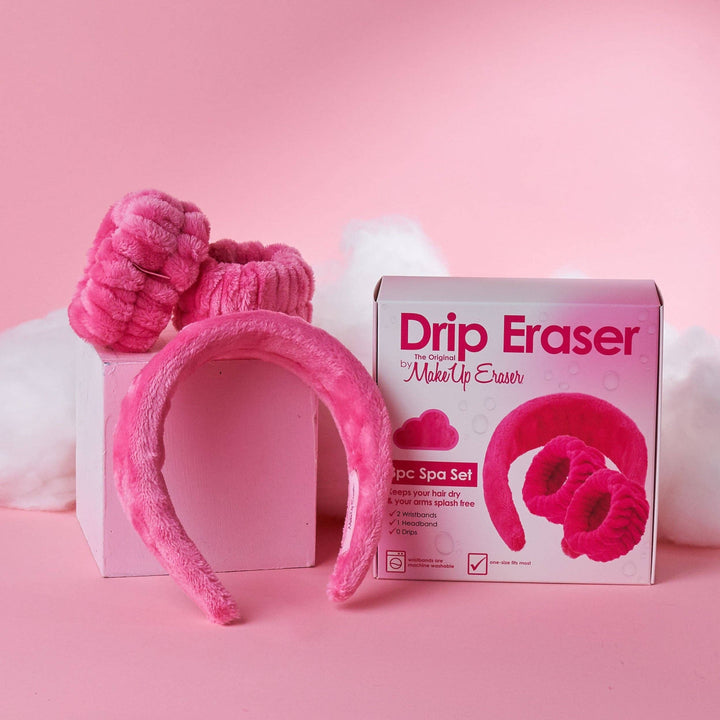 MakeUp Eraser Drip Eraser Spa Gift Set | Pink