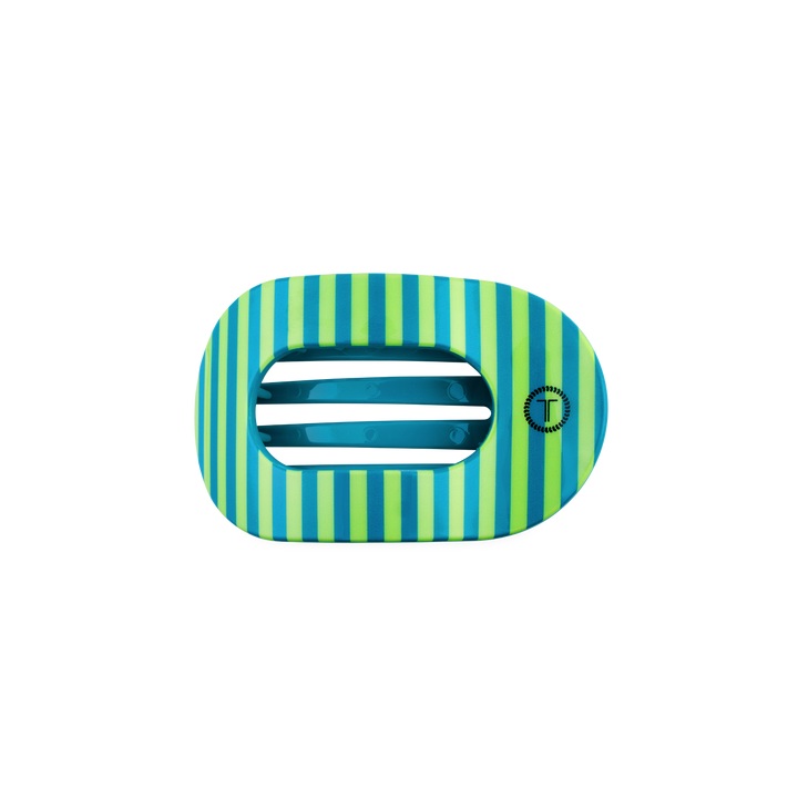 TELETIES - Cabana Cutie | Small | Flat Round Hair Clip