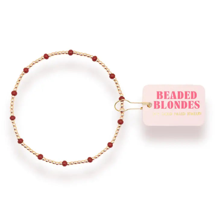 BB Game Day Dainty Poppi Braclet