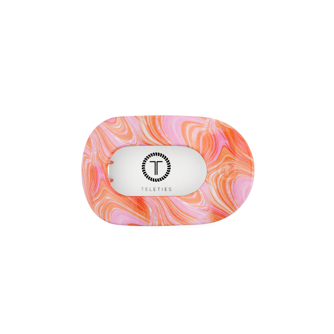 TELETIES - Just Keep Swimming | Small | Flat Round Hair Clip