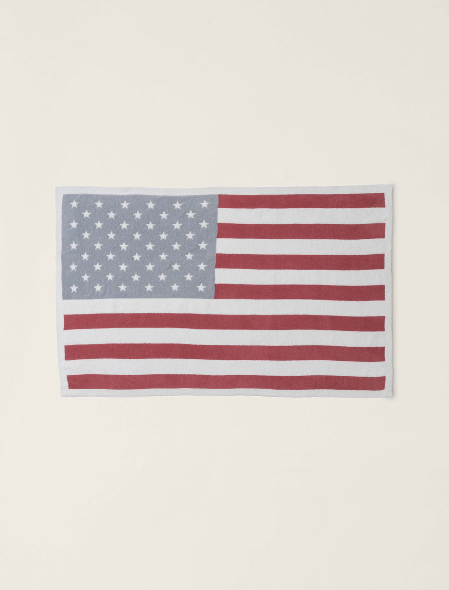 Barefoot Dreams American Flag Blanket