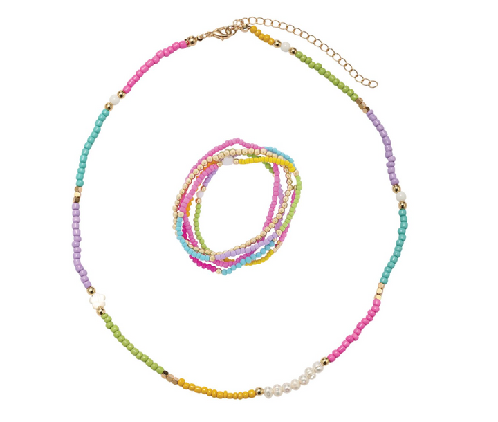Kids Seed Multi Color Beaded Bracelet