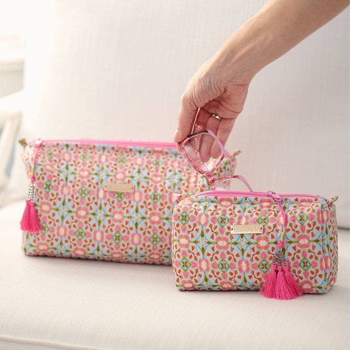 Laura Park Designs Gasparilla Signature Large Cosmetic Bag
