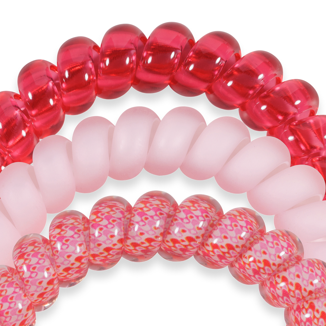 TELETIES - Spiral Hair Coils | Large | Love You, Mean It!