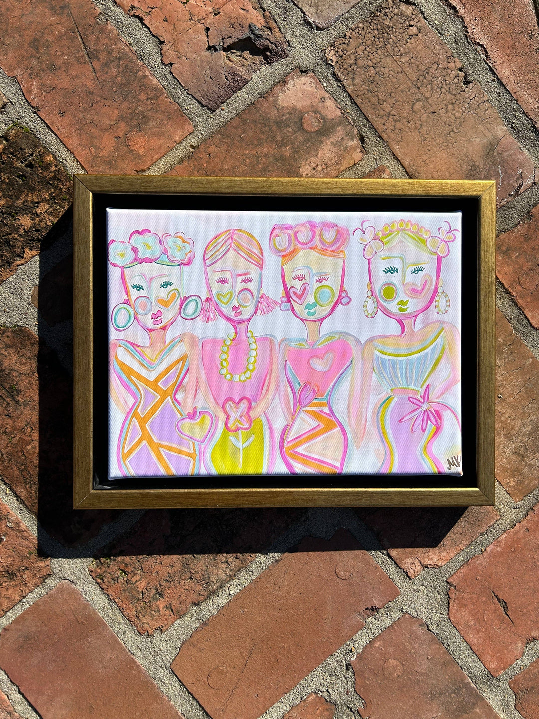 Framed Mini “Sisters at Heart” Proverbs 31 Lady Print
