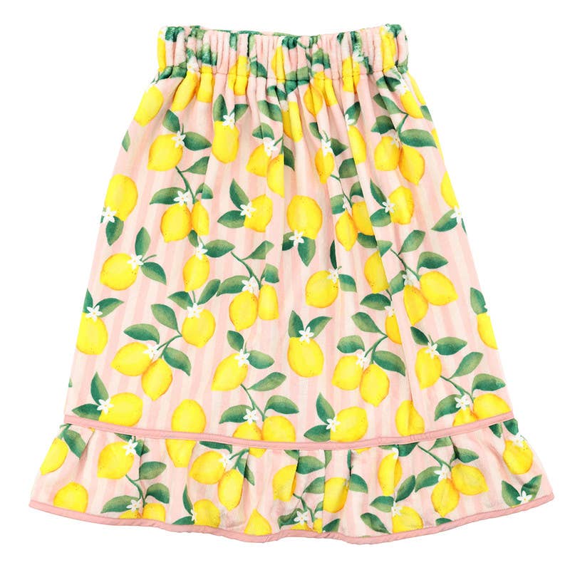 Bella Sleep + Spa - Spa Wrap - Pink Stripes + Lemons