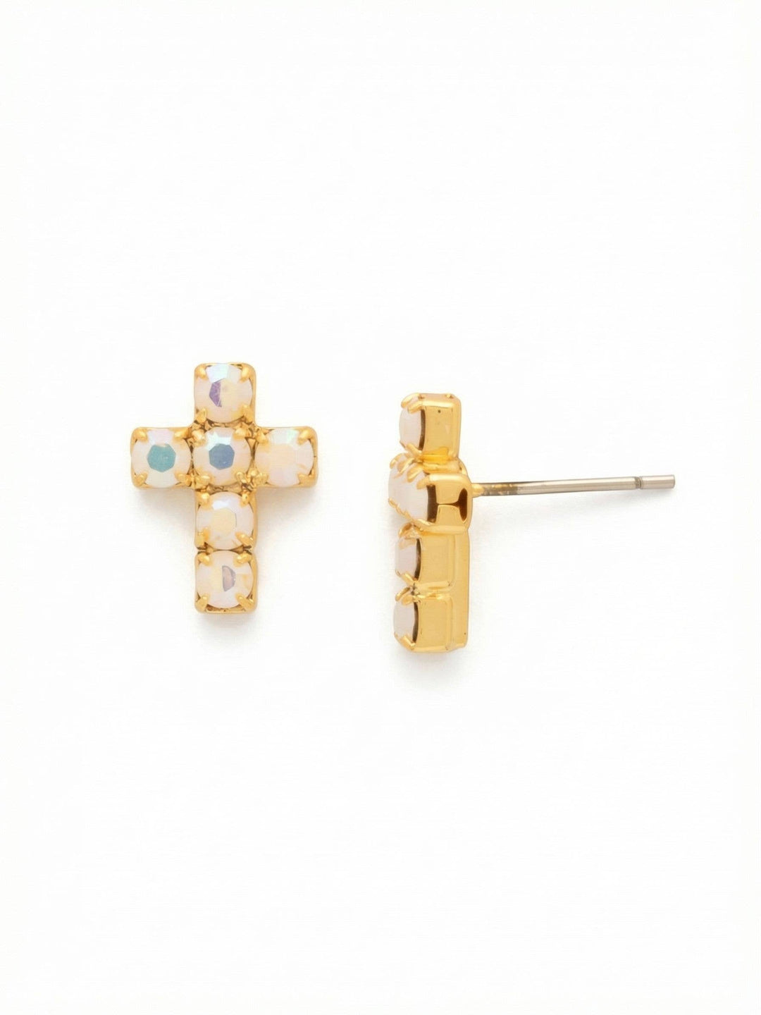 Sorrelli Carly Cross Stud Earrings