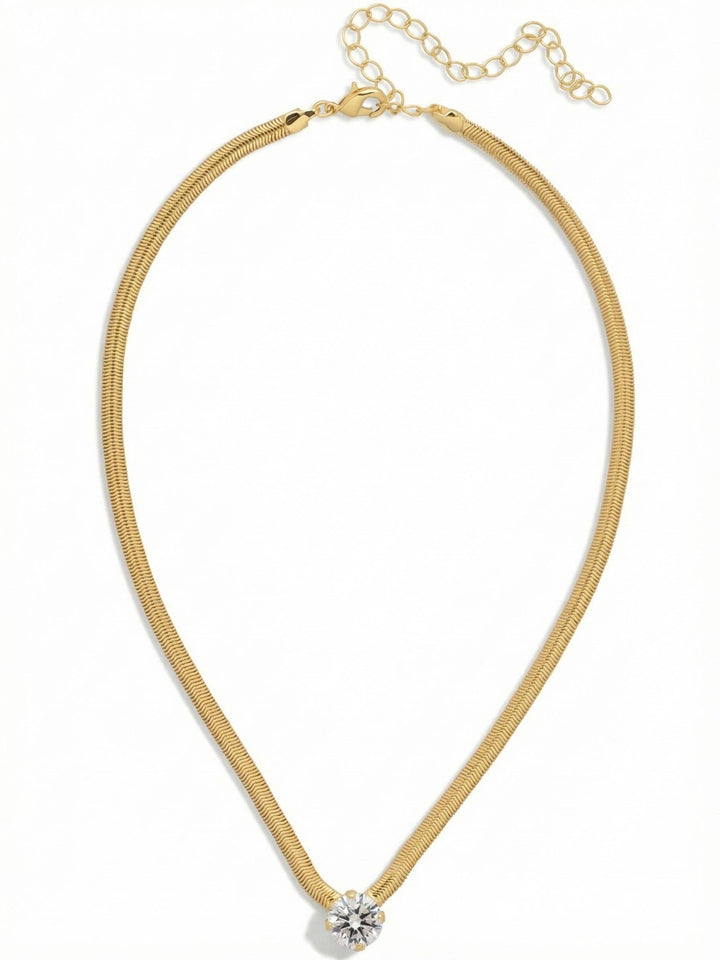 Rowan Pendant Necklace - NFP17BGCRY