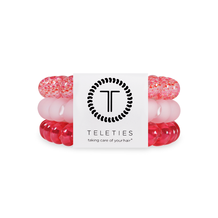 TELETIES - Spiral Hair Coils | Large | Love You, Mean It!