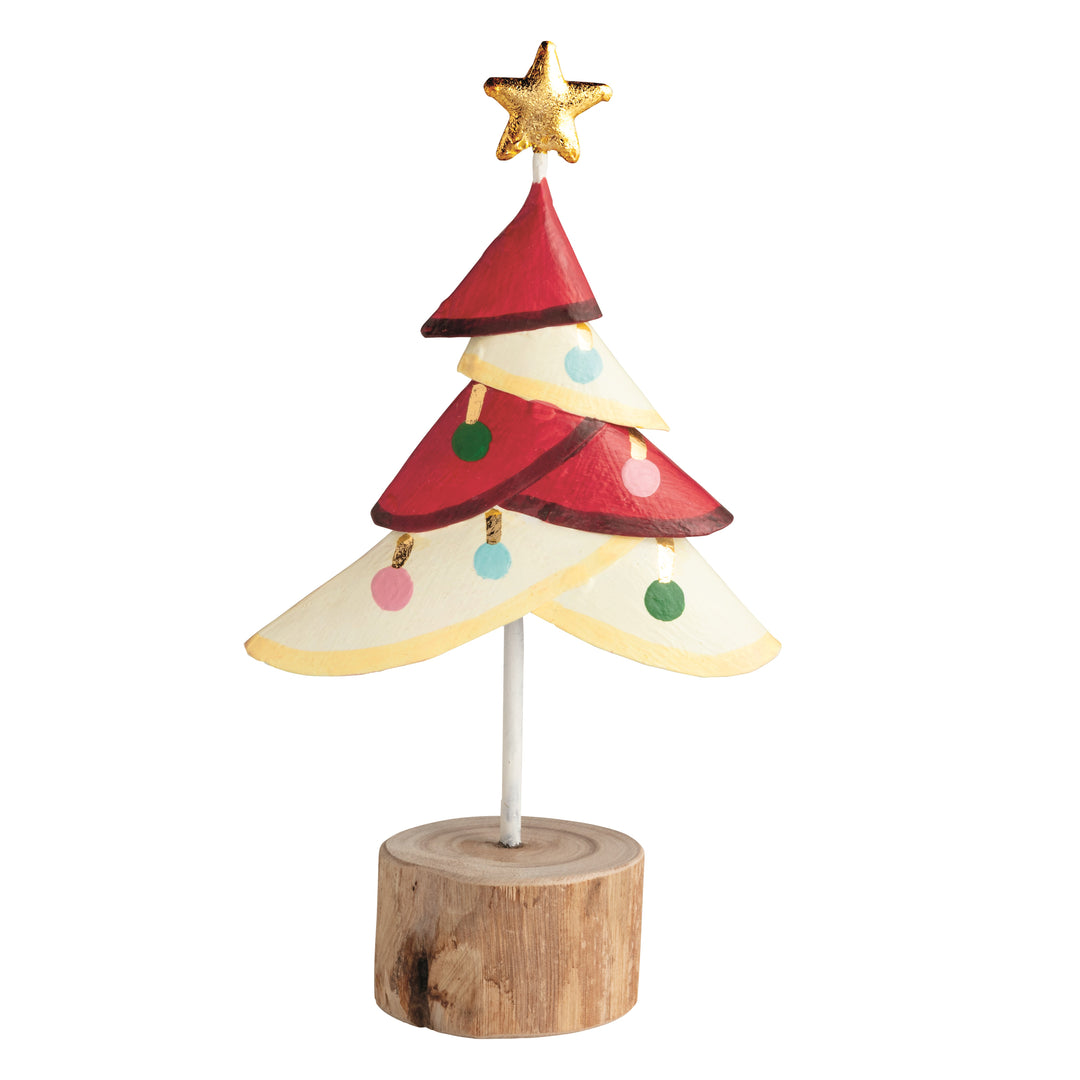 Small Metal Christmas Tree Sitter