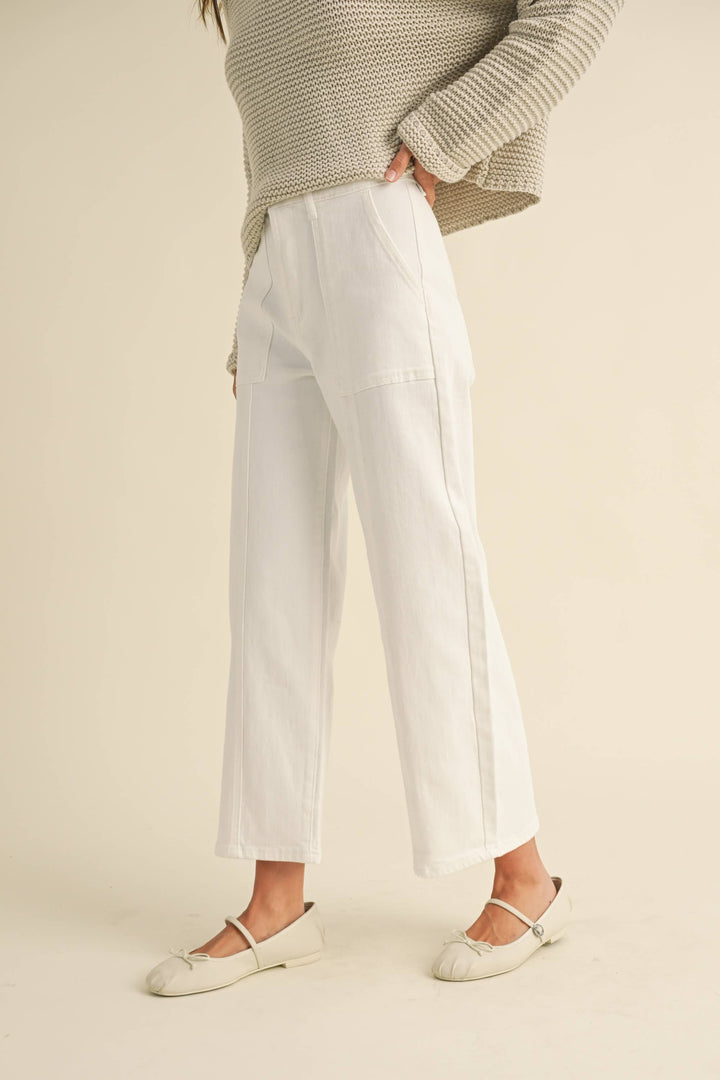 Paneled Stretch Pants