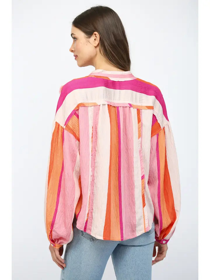 Boxy Button Down Shirt